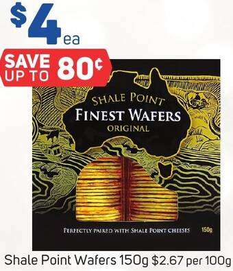 Foodland Shale Point Wafers 150g offer