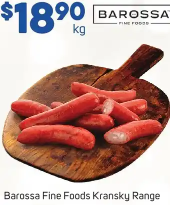 Foodland Barossa Fine Foods Kransky Range offer