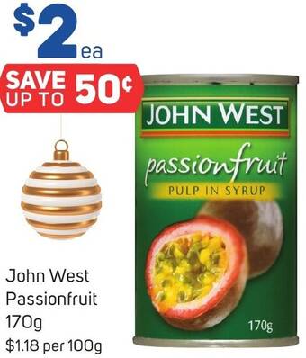 Foodland John West Passionfruit 170g offer