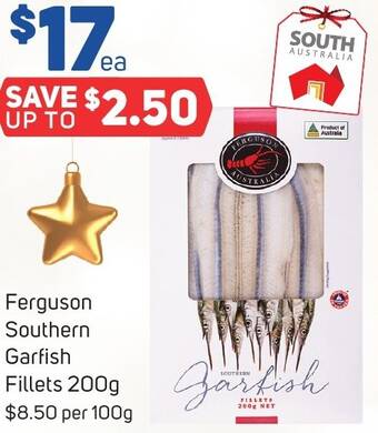 Foodland Ferguson Southern Garfish Fillets 200g offer