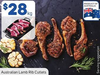 Foodland Australian Lamb Rib Cutlets offer