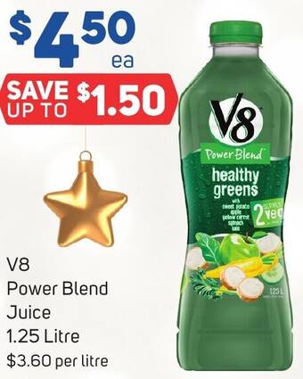Foodland V8 Power Blend Juice 1.25 Litre offer