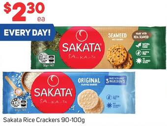 Foodland Sakata Rice Crackers 90-100g offer