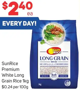Foodland SunRice Premium White Long Grain Rice 1kg offer