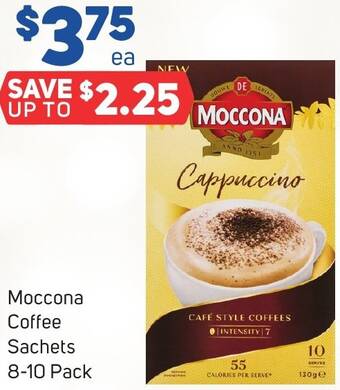 Foodland Moccona Coffee Sachets 8-10 Pack offer