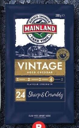 Foodland Mainland Cheese 200-250g offer