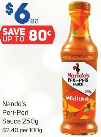 Foodland Nando's Peri-Peri Sauce 250g offer