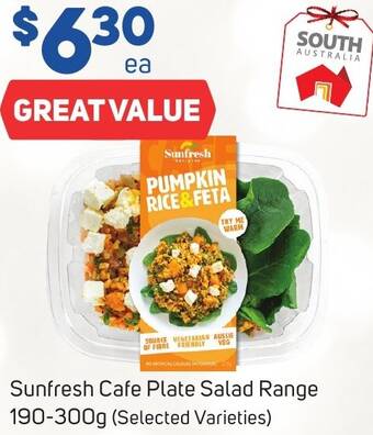 Foodland Sunfresh Cafe Plate Salad Range 190-300g offer