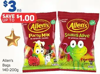 Allen's Bags 140-200g