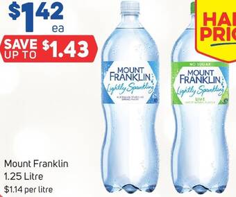 Foodland Mount Franklin 1.25 Litre offer