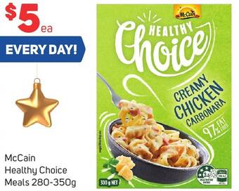 Foodland McCain Healthy Choice Meals 280-350g offer