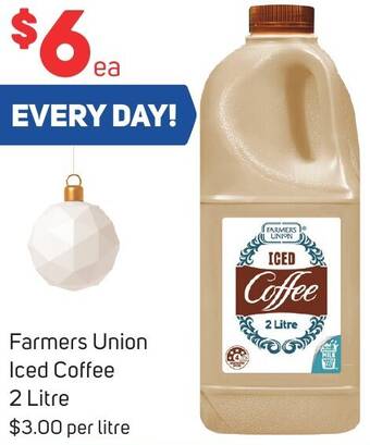 Foodland Farmers Union Iced Coffee 2 Litre offer