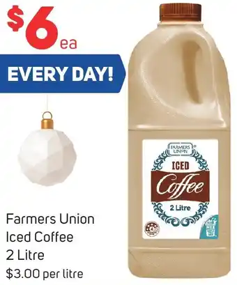 Foodland Farmers Union Iced Coffee 2 Litre offer