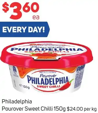 Foodland Philadelphia Pourover Sweet Chilli 150g offer
