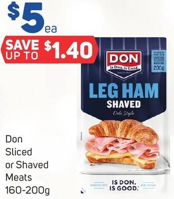 Foodland Don Sliced or Shaved Meats 160-200g offer
