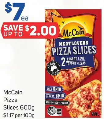 Foodland McCain Pizza Slices 600g offer