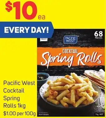 Foodland Pacific West Cocktail Spring Rolls 1kg offer