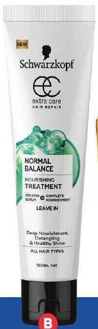 Foodland Schwarzkopf Extra Care Leave In Treatment 150ml or Conditioner 250ml offer