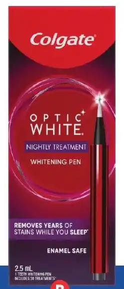 Foodland Colgate Optic White Overnight Teeth Whitening Treatment Pen 1 Pack offer