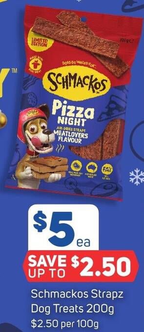 Foodland Schmackos Strapz Dog Treats 200g offer