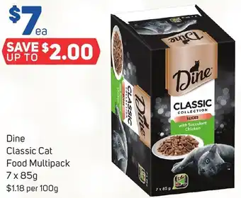 Foodland Dine Classic Cat Food Multipack 7 x 85g offer