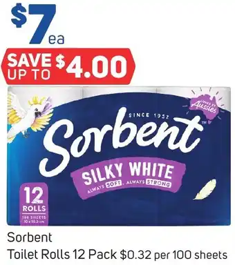 Foodland Sorbent Toilet Rolls 12 Pack offer