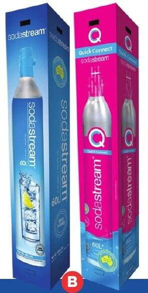 Foodland SodaStream CO2 Gas Cylinders offer