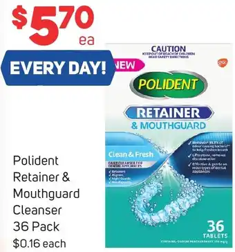 Polident Retainer & Mouthguard Cleanser 36 Pack