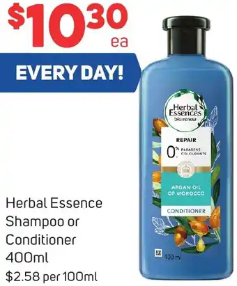 Herbal Essence Shampoo or Conditioner 400ml