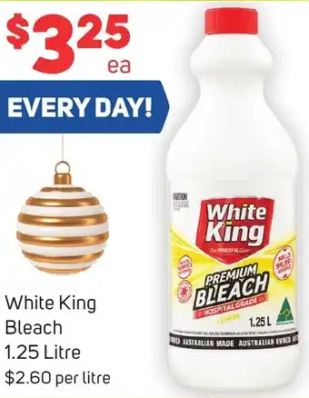 Foodland White King Bleach 1.25 Litre offer