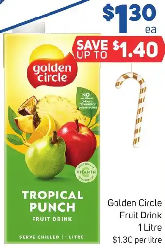 Golden Circle Fruit Drink 1 Litre