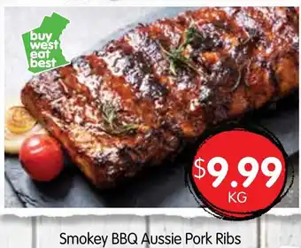 Spudshed Smokey BBQ Aussie Pork Ribs offer
