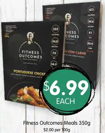 Fitness Outcomes Meals 350g