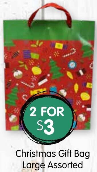 Spudshed Christmas Gift Bag Large Assorted offer