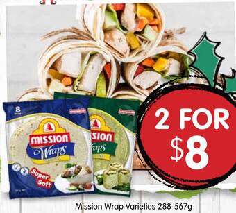 Spudshed Mission Wrap Varieties 288-567g offer