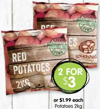 Spudshed Potatoes 2kg offer