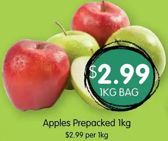 Spudshed Apples Prepacked 1kg offer