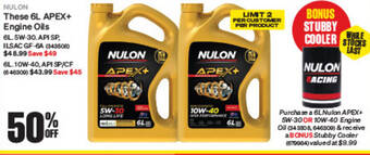 SuperCheap Auto These 6L APEX+ Engine Oils offer