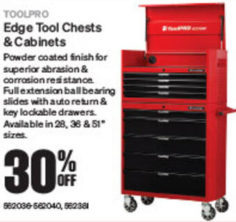 SuperCheap Auto Edge Tool Chests & Cabinets offer