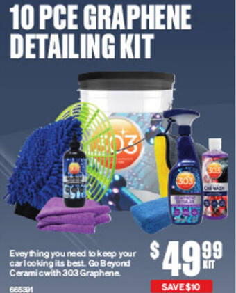 SuperCheap Auto 10 PCE GRAPHENE DETAILING KIT offer