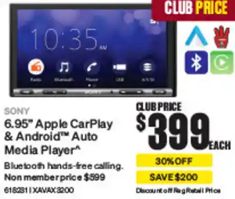 SuperCheap Auto 6.95" Apple CarPlay & Android Auto Media Player offer