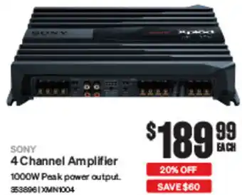 SuperCheap Auto 4 Channel Amplifier offer