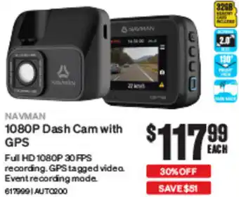 1080P Dash Cam with GPS