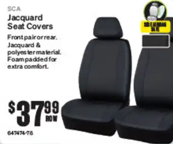 Jacquard Seat Covers