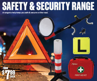 SuperCheap Auto SAFETY & SECURITY RANGE offer