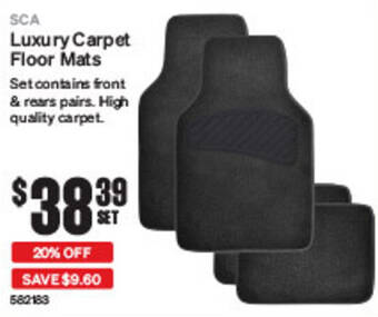 SuperCheap Auto Luxury Carpet Floor Mats offer