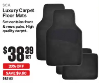 SuperCheap Auto Luxury Carpet Floor Mats offer