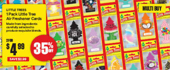 SuperCheap Auto 1 Pack Little Tree Air Freshener Cards offer