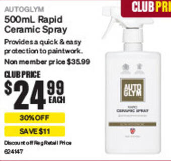 SuperCheap Auto 500mL Rapid Ceramic Spray offer