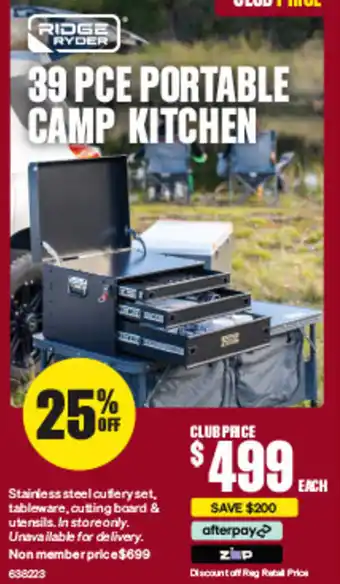 39 PCE PORTABLE CAMP KITCHEN
